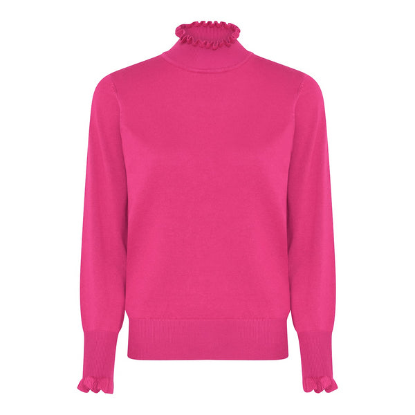 Micha Viscose Turtle Neck Knit Pullover 167-142
